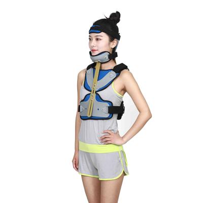 China Adjustable Head Neck Chest Physiotherapy Equipment Cervical Thoracic Orthosis for sale