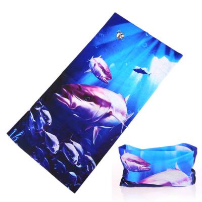 China Hot Ocean Style Outdoor Sports Bandanas Neck Headband Turban Scarf Sale Printing Custom Bandana HTBAND001 for sale