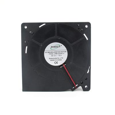 China Hotels Waterproof 5000rpm 120*120*32mm High Air Flow Cooling Fan 12v DC Blower Fan for sale