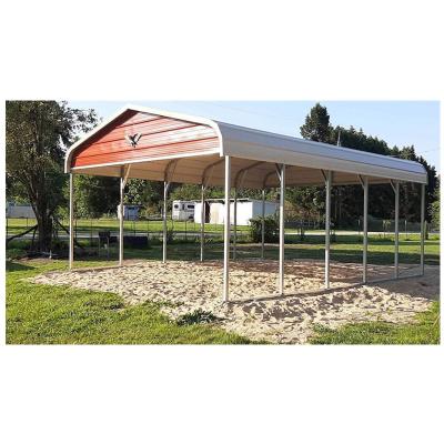 China Metal Vertical or Horizontal Portable Waterproof Steel Galvanize Foldable Outdoor Parking Canopy Garage Car Floating Tent for sale