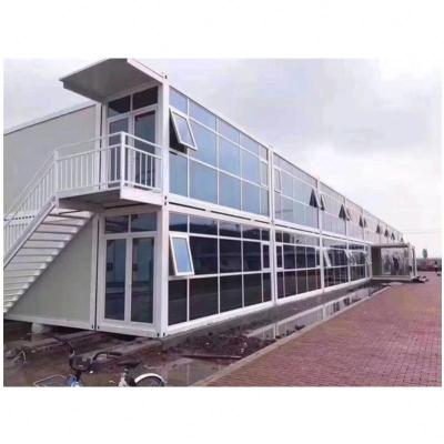 China Canadian House Container Shipping Container House Steel Fabricated Home Campground Container Prefab House for sale