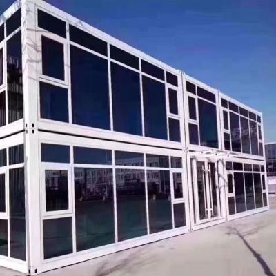 China Chinese Fabricated Steel Fabricated House Shipping Container House 40 Feet Container House Hose Deluxe for sale