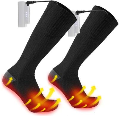 China Graphene Smart Graphene Heater Heated Socks Heater Knocks 3.7V 2200mAh Battery Heated Socks for sale