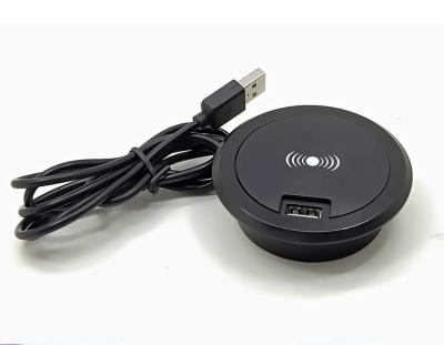 China Built-in Desktop Built-in Desktop 10W Fast Wireless Charger for sale