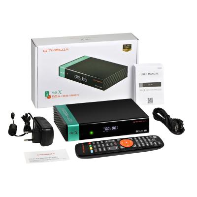 China Original IKS SKS WIFI BISS Automatic GTMEDIA V8X Miuibox Carbono V8X Receiver From Factory GTMEDIA V8X HD DVB-S2 for sale