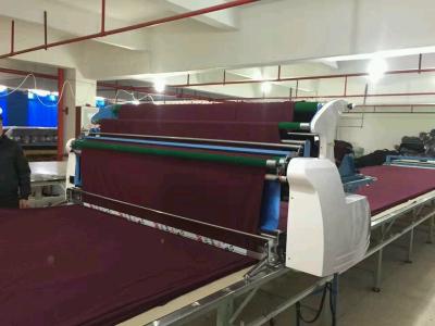 China Max Cloth Width 210cm Elastic Cloth / Fabric Spreader Machine Panasonic Servo Motors for sale