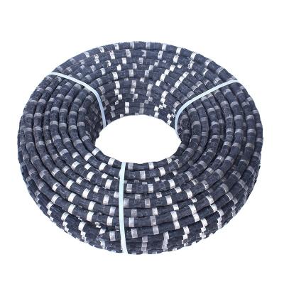 China Hot Sale Granite Stone / Marble Cutting Diamond Wire Saw Beads Diameter 10.5mm 11.5mm Diamond Wire Saw For Reinforced Concrete Cutting for sale