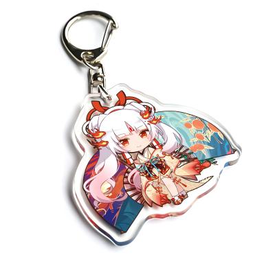 China Customize Style BTS New Tech Charms Anime Clear Custom Acrylic Keychains For Blanks Logo Pendant for sale