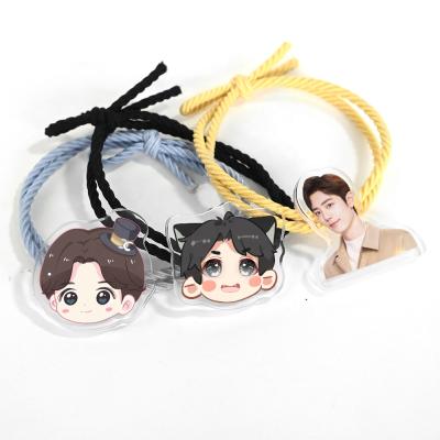 China Eco-Friendly Cartoon Anime Korean Custom Hair Clips Accessories Acrylic Hairpins Wholesale Hair Clips for sale