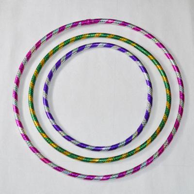 China BELLY Children's hula hoops plastic rhythmic gymnastics hoop 19mm thick diameter 45-80 cm two-color fitness hula hoops for sale