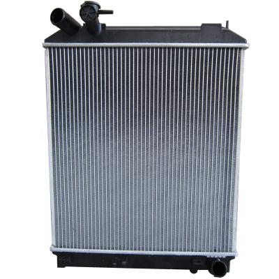 China engine cooling system pa66-gf30 plastic tank core aluminum radiator for ISUZU NLR 130 NMR for sale