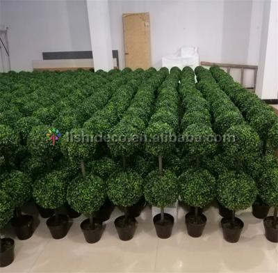 China Gardening Lay Out Artificial Grass Ball Topiary Trees for sale