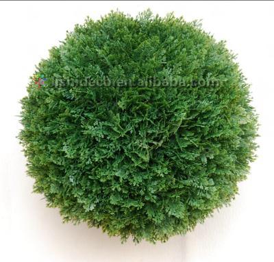 China Gardening Lay Out Artificial Cedar Grass Ball Topiary Ball for sale