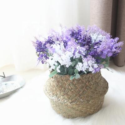 China Ten-leaf Lavender Faux Lavender Bouquet Ten-Headed Shot Plastic Props Explosion Patterns Purple Romantic Home Wedding Holding Flowers for sale