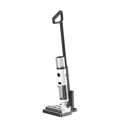 China Hotel New Cordless Rechargeable Eco Friendly Vacuum Mop Machine Floor Cleaner for sale