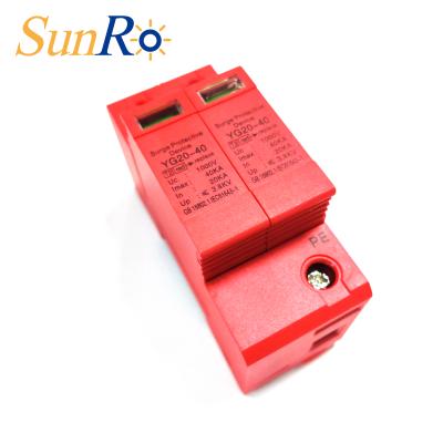 China SunRo DC Surge Protector 1000V 10-40kA PV SPD Varistor 40kA SPD 10kv 10ka SunRo-SPD for sale