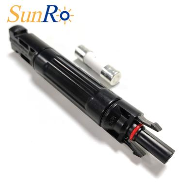 China SunRo PPO IP68 Solar Power System DC 1000v Connector PV Fuse Holder Waterproof Solar PV Fuse for sale