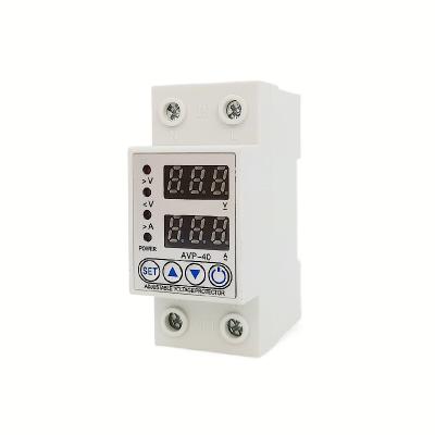 China SunRo AVP Adjustable Relay Display For Voltage And Current Adjustable Voltage Protector AC AVP-63 Breaker for sale