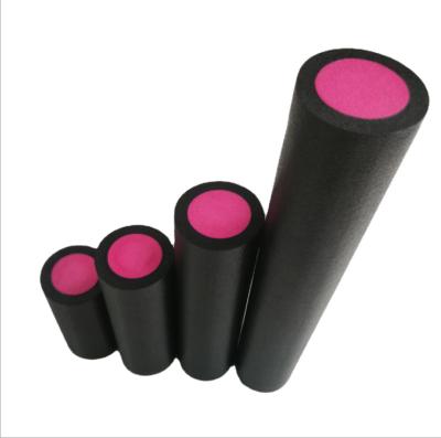 China HKYR6005 BSCI Eco-friendly Amazon Hot Sale Amazon Yoga Fitness Exercise Muscle Massage Two Color PE Foam Custom Yoga Roller for sale