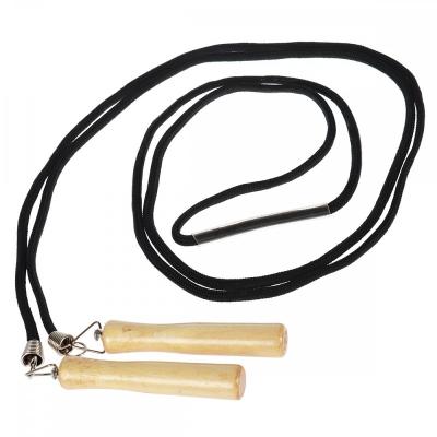 China Adjustable Jumping Jumping Rope Weighted Heavy Weight Speed ​​Rope Exercise Cotton Jumping Rope Wooden Handle for sale