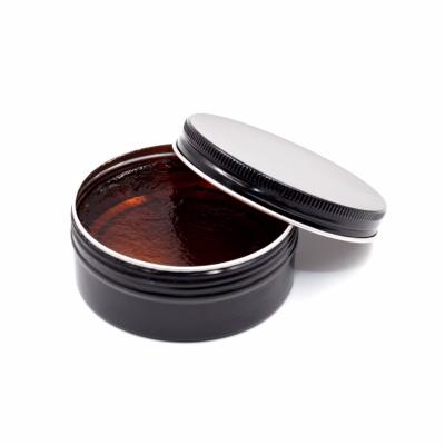 China Vegan Hold Strong Hair Styling Wax Honey Bee Wax Product Retro Shine Hair Pomade Wax Western Unisex Private Label 150g for sale