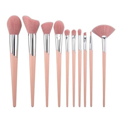 China Professional Multi-Function Professional Makeup Tools Pink Brush Set Makeup Brush for sale