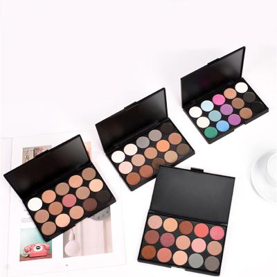 China Makeup Eye Beauty Private Label 15 Colors Long Lasting Waterproof Eyeshadow Palette for sale