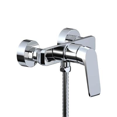 China New Contemporary Design Taps Manufacturer Single Handle Brass Shower Mixer Faucet Exposed Bathroom Shower Faucet for sale