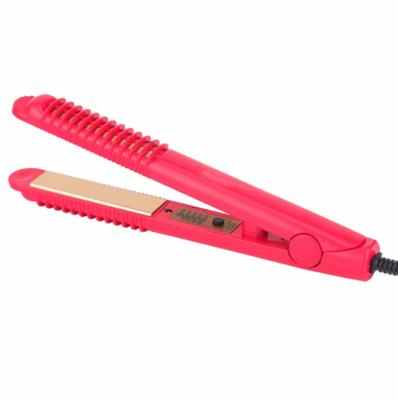 China Household Four-speed Temperature Adjustment Ceramic Dry Straight Hair Curling Dual Use Straightener for sale