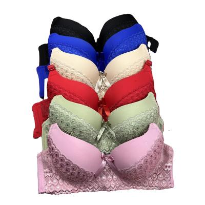 China Custom Logo Design Women's Bra Women QUICK DRY lift up lace lingerie bra women breathable underwear for sale