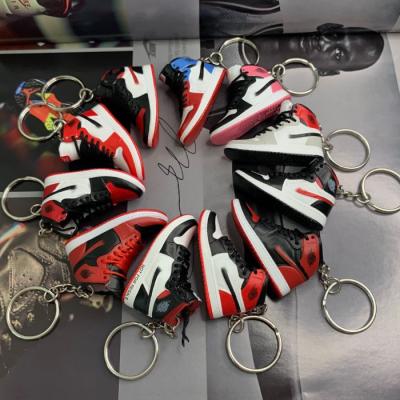 China Factory Mini Rubber 3d Sneaker Key Chain With Quality Assurance for sale