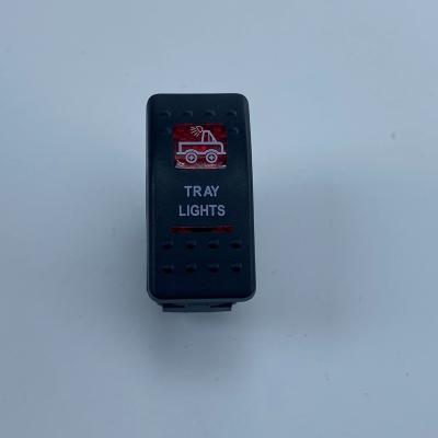 China Car Marine Boat Rv Led Dual Lights Inductive On-Off Automotive Mini Wifi Waterproof 12V Rocker Switch for sale