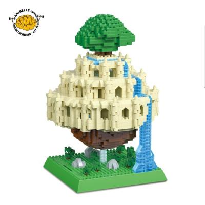 China Construction Toy New Popular Assembly Building Blocks Sky Castle City Romantic New Sky City Design Brick Kits for sale