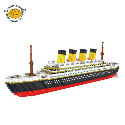 China Building Toy Micro Brick Block Titanic Ship Titanic Brick Assemble Toys for sale