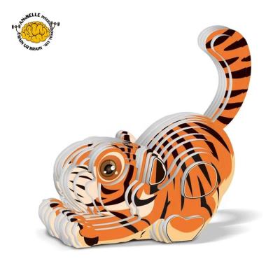 China Chinese Zodiac Zodiac New Year Gift Jigsaw DIY 3D Sticker Jigsaw Puzzle Tiger Animal Year Rabbit Year Gift for sale