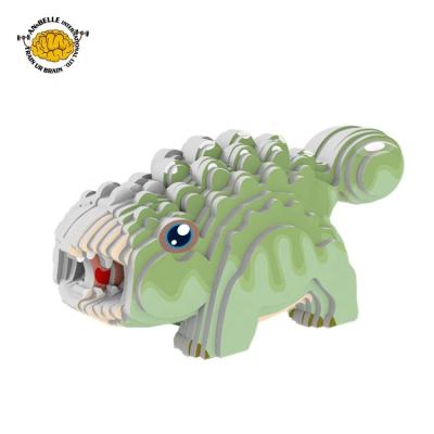 China DIY TOY New 3D Sticker Puzzle 3D Dinosaur DIY Animal Toys Ocean Boat Christmas Promotion Give Away Gift for sale