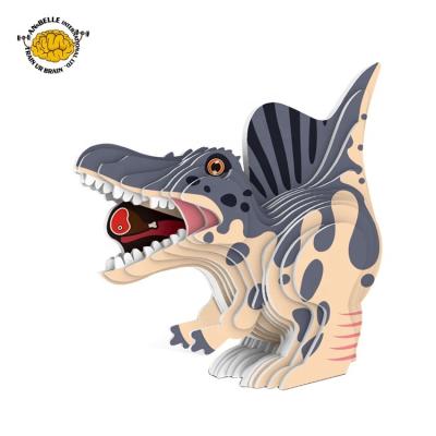 China DIY TOY New DIY toys 3D puzzle creative ocean sticker dinosaur boat Christmas promotion intelligence animal toy for sale