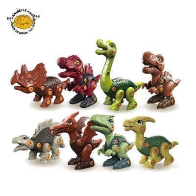 China Separate Building Toy Take Dinosaur Amazon Dinosaur Puzzle Toys PULL BACK Educational Toys Screwdriver Automatic Hand Tool New Designs for sale