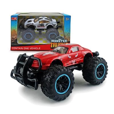 China Diecast Toy 1:43 Die Cast Die Cast Truck Monster Truck Alloy Metal Truck 6 Animals Printing Assorted for sale