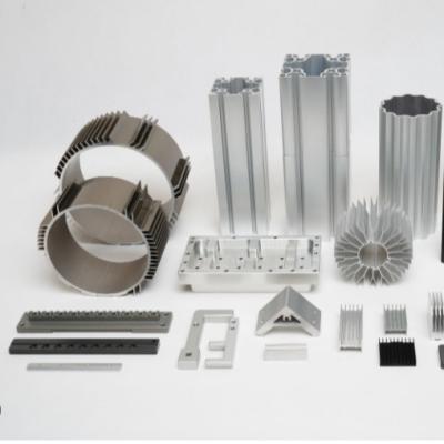 China Aluminum High Density Aluminum Extruded Heatsink Customized Aluminum Extrusion Profile Anodized Heatsink for sale