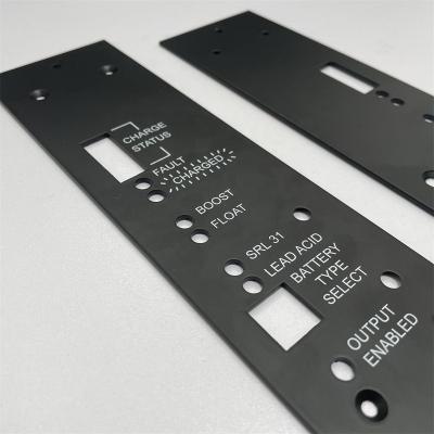 China Popular High End Custom Aluminum Amplifier Front Panel With Laser Print for sale