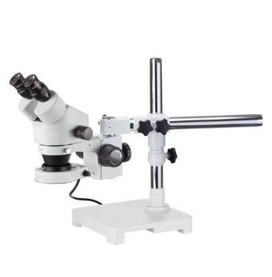 China Dual 7x-45x Boom Binocular Zoom Stand Stereo Microscope With Adjustment (BM-400-XTWZI) BM-400-XTWZI for sale