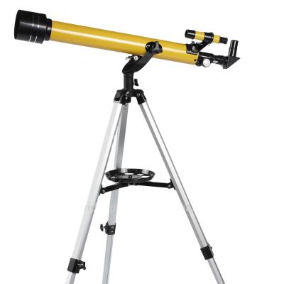 China BM-70060M Yellow Refractor Lens Telescope 60mm Aperture 175X Astronomy Telescope BM-70060M for sale