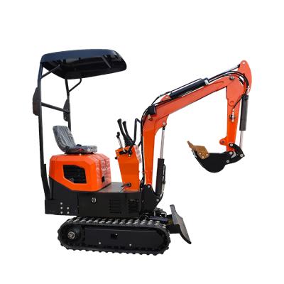 China New Cheap Mini Farms Excavator Tilt Bucket 800kg 1ton 7.5kw 10HP Crawler Excavator Earth Auger Post Hole Digger for sale