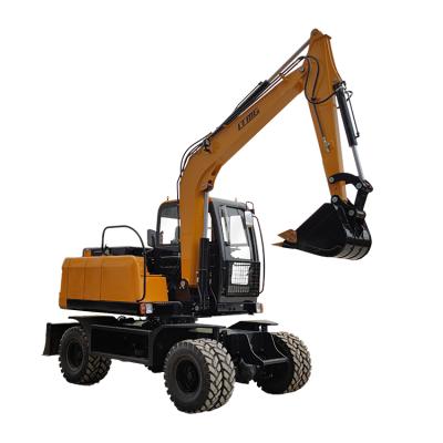 China LTMG factory wheel excavator 6 ton 7 ton 8 ton 9 ton 10 ton with air conditioner included ditch cabin ripper machine for sale for sale