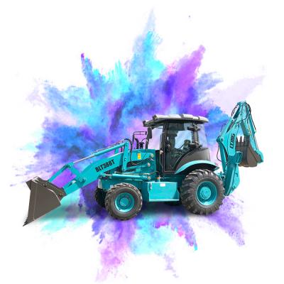 China LTMG Machinery Repair Shops LTMG Backhoe Loader 4x4 Wheel Hoe Excavator wz3025 3CX 4CX CLG777 3CX 4CX Front Rear Tractor Loader Backhoe Price for sale