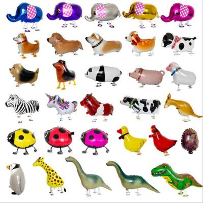 China toys/gift/decorations/festival foil helium pet walking balloons for kids birthday gift for sale