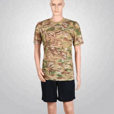 China 2022 Hot Selling Trendy Fashionable Men's Quick-drying Camouflage Dry Fit Nightgown Breathable Running Running T-shirt for sale