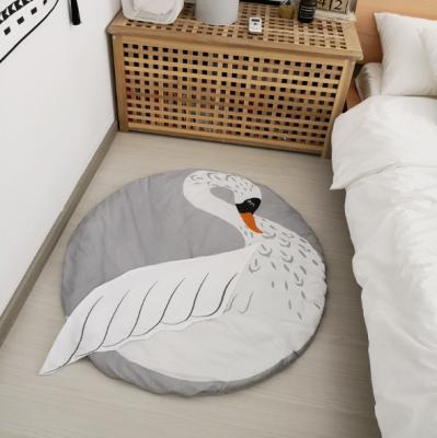 China 2021 YLM Disposable Hot Selling Custom Design Soft Sheet Hign DIY Canvas Mat Washed Soft Mat Chair Thickening Play Mat Canvas Crawling Cushion for sale