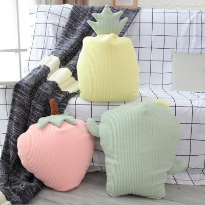 China 2021 sales ylm children's gift cotton bow pillow cushion decorative cushion disposable hot simplicity fruit fruit furnishings good quality disposable for sale